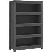 vidaXL Bibliothèque Gris 80x35x126 cm Bois de pin massif