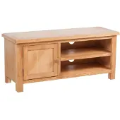 vidaXL Meuble TV 103x36x46 cm chêne massif
