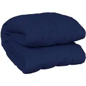 vidaXL Couverture lestée Bleu 155x220 cm 7 kg Tissu