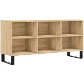 vidaXL Armoire TV Chêne Sonoma 103,5x30x50 cm Bois composite