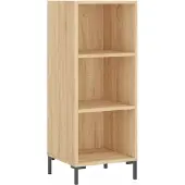 vidaXL Sideboard chêne Sonoma 34,5x32,5x90 cm Matériau dérivé du bois