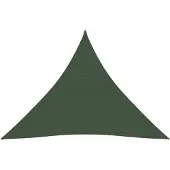 vidaXL Voile d'ombrage 160 g/m² Vert foncé 5x5x5 m PEHD