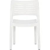 vidaXL Chaises de jardin 2 pcs. Blanc Polypropylène