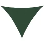 vidaXL Voile D'ombrage 160 G/M² Vert Foncé 3x3x4,2 M Pehd