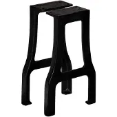 vidaXL Pieds de banc 2 pcs. A-cadres en fonte