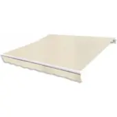 vidaXL Store banne motorisé 600 cm blanc crème