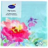 Duni Servetten Flowy Floral 24X24 Cm
