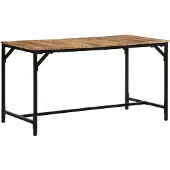 vidaXL Table de salle à manger 140x70x75 cm Bois massif rugueux Mango