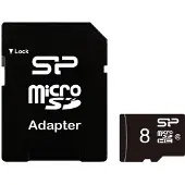 Silicon Power MicroSDHC Card class 10 8GB incl. adapter