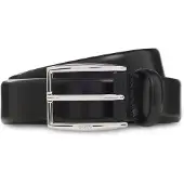 BOSS Ceinture en cuir avec boucle argentée à ardillon