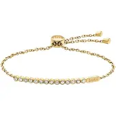 BOSS Bracelet doré clair orné de strass
