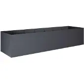 vidaXL Pot de jardin anthracite, 280 x 80 x 60 cm