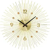 AMS Horloges murales modernes Diamètre du boîtier 50 cm - Modèle : 9611