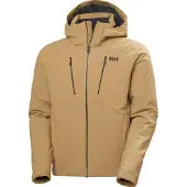 Helly Hansen - Veste de ski imperméable, respirante et isolante en Primaloft&reg; - Alpha 4.0 Jacket Elmwood - Taille L - Marron