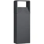 Eglo Borne d'éclairage de jardin LED Doninni 1 Anthracite 40 cm