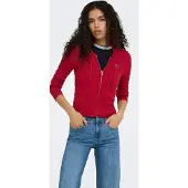 ONLY Cardigan 'IBI ' rouge