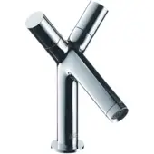 Hansgrohe Robinet de lavabo à deux leviers AXOR Starck, modèle 80, avec système de vidange à tirette