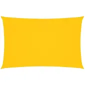 vidaXL Voile de parasol tissu oxford rectangulaire 2,5x5 m jaune