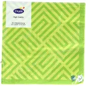 Duni Servetten Mosaik Kiwi 33X33 Cm