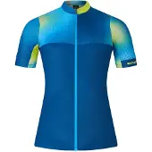 Endura T-Shirt fonctionnel 'Bitmap Block' bleu / citron vert