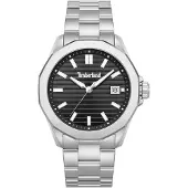Timberland Montre dateur Bretton Woods Silver Silver