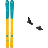 Zag - Packs (skis + fix) - Skis all-mountain - Pack Harfang 86 Lady 2025 en Bois - Jaune