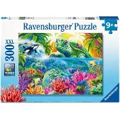 Ravensburger Puzzle pour enfants XXL « Trésor marin », 300 pièces, 12004388