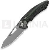 Maxace Couteau pliant Babylon 2, Carbon Fiber, green