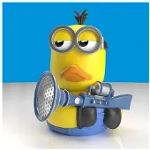 Numskull Minions Tubbz PVC Figurine Kevin (Fart Blaster) Édition en boîte 10 cm