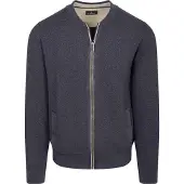 Casamoda Cardigan Zippé Structure Marine