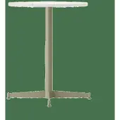 Audo Copenhagen Nook Table à Manger Ø60 cm | Olive | Kunis Breccia Stone