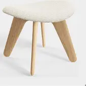 Tom Dixon Slab Pouf Natural Elle 0200