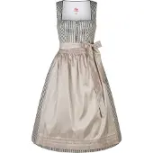 Spieth & Wensky Dirndl 'Karma' taupe