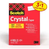 Scotch Ruban adhésif Crystal (19 mm)