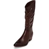 Marc O'Polo Bottes de cowboy brun foncé