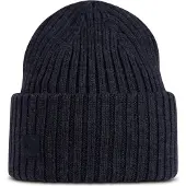 Buff Knitted Beanie Bleu