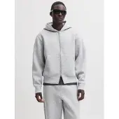 Jack & Jones Veste de survêtement 'JCOLEGACY' gris chiné