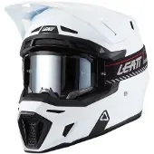 Leatt 8.5+velocity 5.5 Off-road Helmet Kit Blanc S