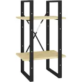 vidaXL Bibliothèque à 2 niveaux 40x30x70 cm Bois de pin massif