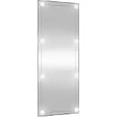 vidaXL Miroir mural avec lampes LED 40x100 cm verre rectangulaire