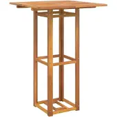vidaXL Table de bistrot 75x75x110 cm bois massif acacia