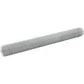 vidaXL Clôture en fil de fer Acier galvanisé 25x1,5 m Argenté