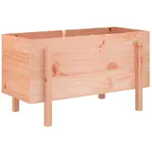 vidaXL Lit surélevé 101x50x57 cm bois massif douglas