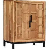 vidaXL Buffet en bois massif d'acacia 60x35x76 cm brun
