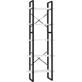 vidaXL Bibliothèque à 5 niveaux Blanc 60x30x175 cm Bois ingénierie