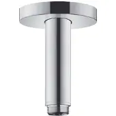 Hansgrohe Raccordement de douche au plafond , modèle S, 10 cm, finition chrome