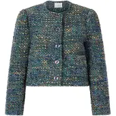 Rich & royal Blazer bleu / sapin / orange clair