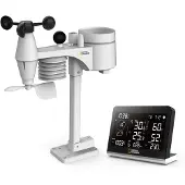 Bresser National Geographic Station Météo sans fil SC 8-en-1 Sonde Extérieure