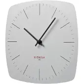 KIENZLE DCF Funk-Wanduhr Modern 24.8 cm weiß