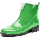 Ladeheid Bottes courtes en caoutchouc pour femmes LA-930 (vert, 37)